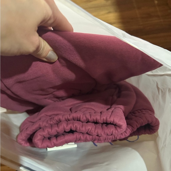 Berry Minimalist Sweatpants - Picture 4 of 5